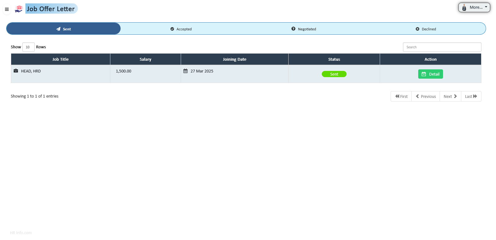 Job Offer and Onboarding